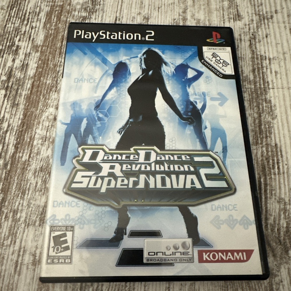 Dance Dance Revolution DDR Supernova 2 for PS2 - 2007 PlayStation 2 +Manual